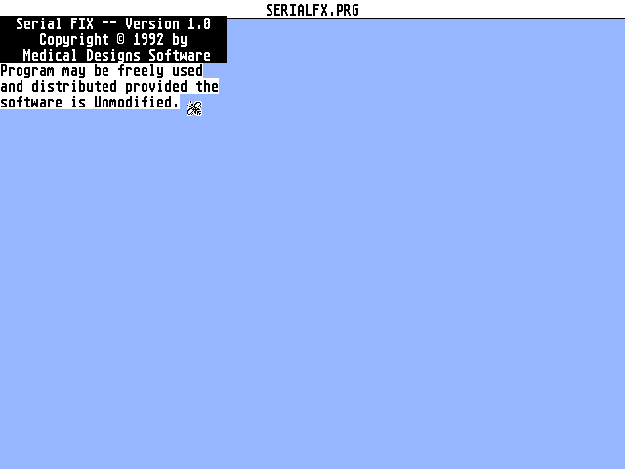 Serial Fix — screenshot 1